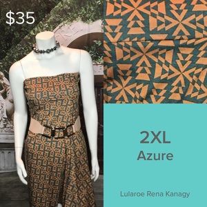 LuLaRoe Azure Skirt 2XL